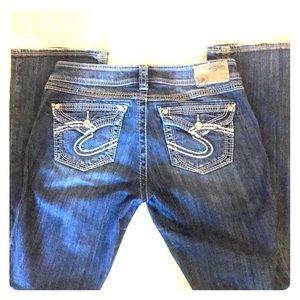 Silver “Suki” jeans